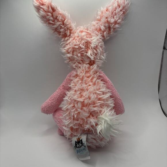 JELLYCAT London Wunny Bunny Rabbit Pink Plush Stuffed Animal Toy - Picture 3 of 4